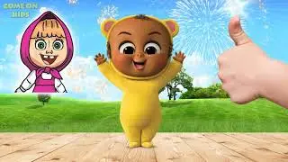 Wrong heads Blaze Ladybug Ironman Boss Baby Dinosaurs Finger Family Song