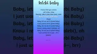 Tesher - Jalebi baby (Lyrics) #songlyrics #song #shorts