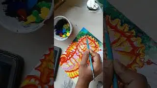 New technique Painting #shortsfeed #shortsvideo #youtubeshorts #youtubevideos #abstractart #drawing