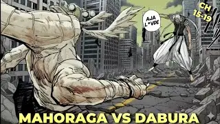 MAHORAGA VS DABURA full fight explained in Hindi | jjk modulo manga