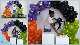 🕷RAGNO FATTO CON I PALLONCINI🕷 - HOW TO MAKE A BALLOON SPIDER. 🎃 Hallowen 3/4