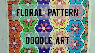 🍁Geometric Floral Patterns🍀Patterned Doodle🍁