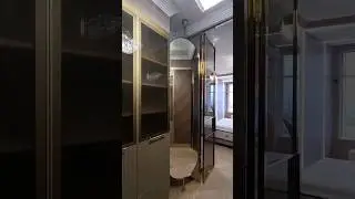 гардеробная. дизайн квартиры. ар деко. дизайн интерьера