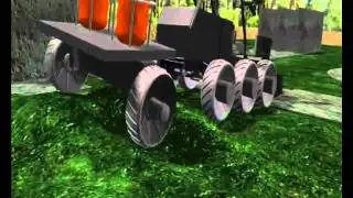 Robot KRT-200 in training yard