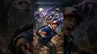 Pok&eacute;mon Ghost Encounter &ndash; Trainer Battling Haunted Teapot in Dark Forest #shorts