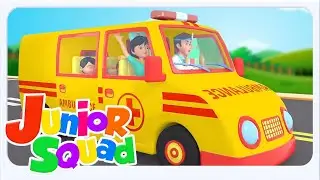 Wheels On The Ambulance - Emergency Vehicle Rhyme And Kids Song
