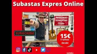 Subasta Online 20:00h el 20 de Septiembre en todas nuestras redes sociales.