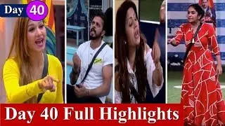 Bigg Boss 12 :  Day 40 Full Highlights || 25 Oct  || BB12 - HIGHLIGHTS