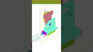 CAM lifting mechanism #solidworks3d #solidworkstutorialsforbegineers #solidworks