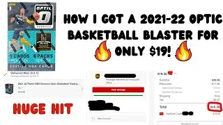 HOW I GOT A 2021-22 OPTIC BLASTER FOR $19! 🔥 HUGE TOP RC PARALLEL HIT! 👀 BOOOM!