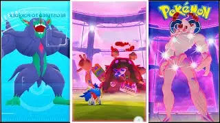 When Shiny Gmax Grimmsnarl & Gmax Garbodor came to Pokemon go ||  Wild Area 2025 ||