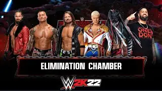 6-Man Elimination Chamber Match Full Gameplay | Light Heavyweights + Cruiserweights | WWE 2K22 | 4K