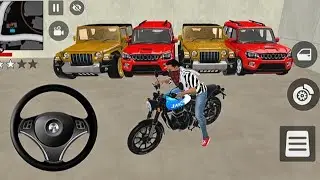 💥Gangster Franklin Modify2️⃣Gold🪙Thar And2️⃣Red Fortuner Purchase in Indian Luxury Showroom🔥Game🔥