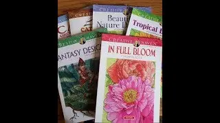 Adult Coloring Book Haul for July and August 2019 Part One Creative Haven Books!