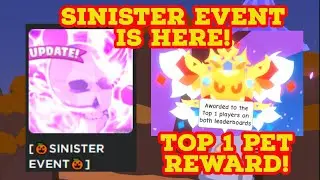 🎃SINISTER EVENT WORLD!🎃3 NEW EGGS AND MORE! IN VALUES BUBBLEGUM SIMULATOR (VBGSR)