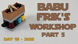 Адвент-календарь LEGO Star Wars 2025 &ndash; День 18: Раковина в мастерской Бабу Фрика (Набор 75418)