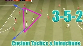 FIFA 21| My Custom Tactics & Instructions For The 3-5-2 Formation. Most Enjoyable Formation In Game!