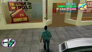 GTA Vice City - How to rob the Bunch Of Tools in Washington Beach at the beginning of the game