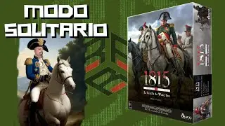 1815 La batalla de Waterloo, Partida en solitario, Juego de mesa