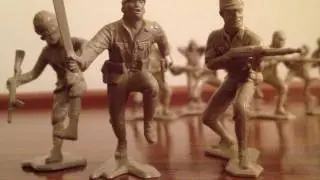 Marx (54mm) Japenese Imperial Army toy soldiers