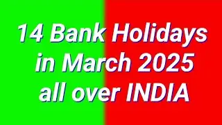 Bank holiday in March 2025