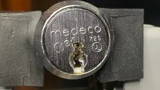 [5] Medeco Biaxial Cam Lock (4 pins) Pick and Gut