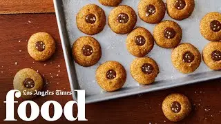 Salted Butterscotch Thumbprints | 12 Days of Holiday Cookies