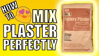 How to mix plaster PERFECTLY (using a simple formula)