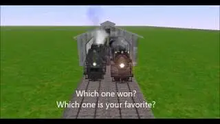 Ocemy Productions (T:ANE's Cover) C&O Kanawha K-4 Steam V.S. K&L Trainz C&O Kanawha Engine!