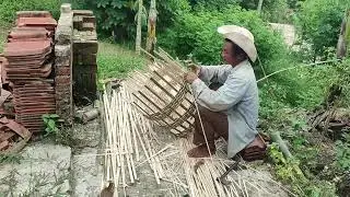 Creative Village Idea: Making a Feeder Basket for Livestock _FarmersLife _Shorts