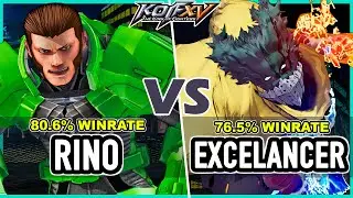 KOF XV 🔥 Rino (Maxima/Heidern/Ash) vs Excelancer (Luong/Shun'ei/Geese) 🔥 Steam