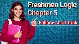 Freshman Logic chapter 5 | Fallacy #logic #fallacy #fallacyquestionandanswer #final exam