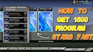 Fastest Way To 1500 11th Inning Program Stars & Conquest Hidden Rewards Pack Opening|MLB The Show 19