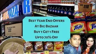 Latest Big Bazaar tour Part 2 || Year End Special Offers || Upto 70 % off