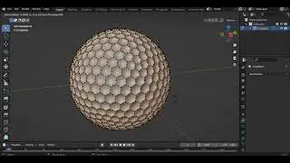 how to model a golf ball in blender