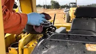 Older caterpillar D6R transmission filter