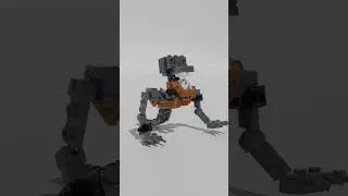 Разрушенное здание Монти из LEGO в режиме покадровой съемки #the7guy #securitybreach #fnafruin #lego