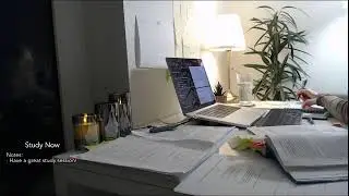 5-HOUR | LIVE STUDY WITH ME | 50-10 POMODORO | Background noise, 10 min Break, NO MUSIC