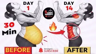 Get Flat Abs🔥30-Min Standing Exercises to Get a FLAT STOMACH Faster