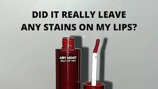 REVIEW | Gout&eacute;: Airy Moist Jelly Lip Tint (Shade: 06 Burgundy Bay) | shafiarisa