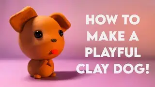 EASY CLAY ANIMAL TUTORIAL FOR BEGINNERS : DOG