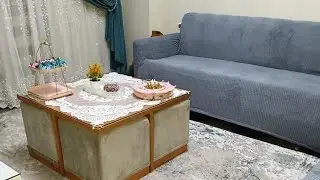 أخيراً خلصت الشقه ويلا بينا نفرش فرش العيد ❤️🎊🎈.. متنسوش الاشتراك 🤍
