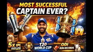 Why Rohit Sharma Is India&rsquo;s Greatest Captain Ever | 5 IPL Titles, World Cups & Records 🐐