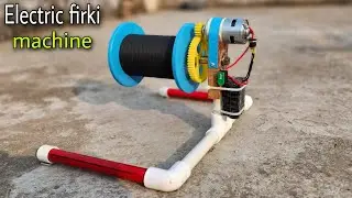 How To Make Homemade Electric Firki Machine - New Design!