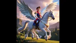 Prince Alden and his Pegasus  #disneyanimatedcartoons #disneyanimatedmovies
