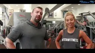 Kris Gethin and Kali Burns Workout at Titan Fitness