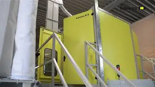 electrostatic separator for plastic mixtures - hamos EKS - sorting equipment for polymers