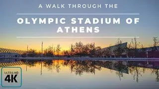 Athens Greece, 4K walking tour of the Olympic Stadium ( OAKA )