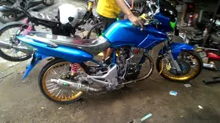 Tromol KLX di Tiger cara pemasangan bagian belakang
