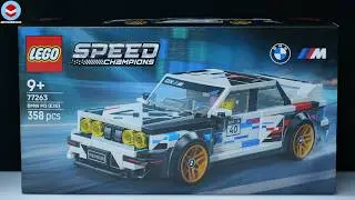 LEGO Speed Champions BMW M3 (E30) Speed Build #lego77263
